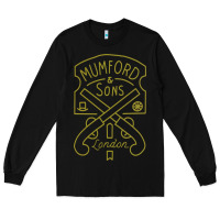 Black mumford and sons merch Long Sleeve Tee - linhVisuals