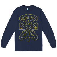 Navy mumford and sons merch Long Sleeve Tee - linhVisuals