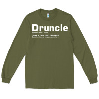 Army Green drunkle merch Long Sleeve Tee - linhVisuals