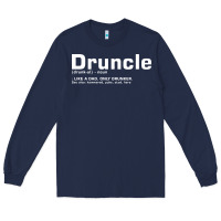 Navy drunkle merch Long Sleeve Tee - linhVisuals