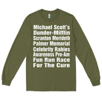 Army Green fun office tv show Long Sleeve Tee - linhVisuals