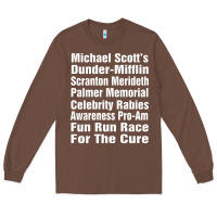 Chestnut fun office tv show Long Sleeve Tee - linhVisuals