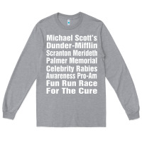 Heather Grey fun office tv show Long Sleeve Tee - linhVisuals