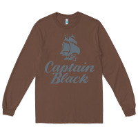 Chestnut Captain Black Cigar Long Sleeve Tee - linhVisuals