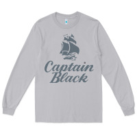 Moon Dust Captain Black Cigar Long Sleeve Tee - linhVisuals