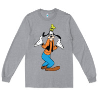 Heather Grey goofy Long Sleeve Tee - linhVisuals