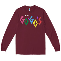 Burgundy the go go's müsïc Long Sleeve Tee - linhVisuals