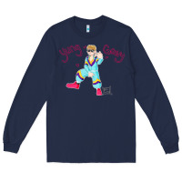 Navy yung gravy müsïc Long Sleeve Tee - linhVisuals