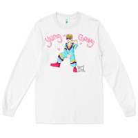 White yung gravy müsïc Long Sleeve Tee - linhVisuals
