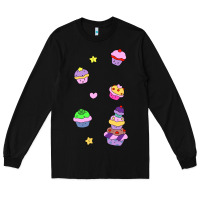 Black cupcakes! Long Sleeve Tee - linhVisuals