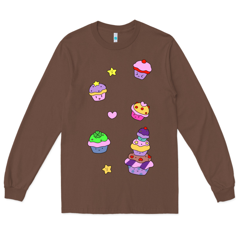Cupcakes! Long Sleeve Tee by linhVisuals | Teevron