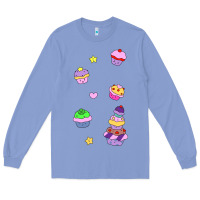 Colony Blue cupcakes! Long Sleeve Tee - linhVisuals