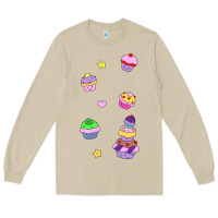 Mushroom cupcakes! Long Sleeve Tee - linhVisuals
