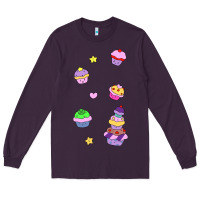 Plum cupcakes! Long Sleeve Tee - linhVisuals