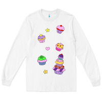 White cupcakes! Long Sleeve Tee - linhVisuals