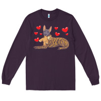 Plum dutch shepherd dog t  shirt dutch shepherd dog with stuffed animal and Long Sleeve Tee - linhVisuals