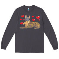 Smoke dutch shepherd dog t  shirt dutch shepherd dog with stuffed animal and Long Sleeve Tee - linhVisuals