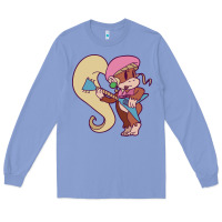 Colony Blue cute guitarist dixie kong Long Sleeve Tee - linhVisuals