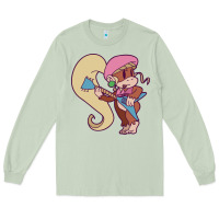 Matcha cute guitarist dixie kong Long Sleeve Tee - linhVisuals