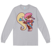 Moon Dust cute guitarist dixie kong Long Sleeve Tee - linhVisuals