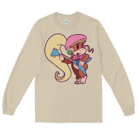 Mushroom cute guitarist dixie kong Long Sleeve Tee - linhVisuals