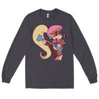 Smoke cute guitarist dixie kong Long Sleeve Tee - linhVisuals