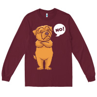 Burgundy norfolk terrier t  shirt stubborn norfolk terrier t  shirt Long Sleeve Tee - linhVisuals