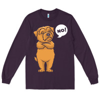 Plum norfolk terrier t  shirt stubborn norfolk terrier t  shirt Long Sleeve Tee - linhVisuals