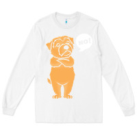 White norfolk terrier t  shirt stubborn norfolk terrier t  shirt Long Sleeve Tee - linhVisuals