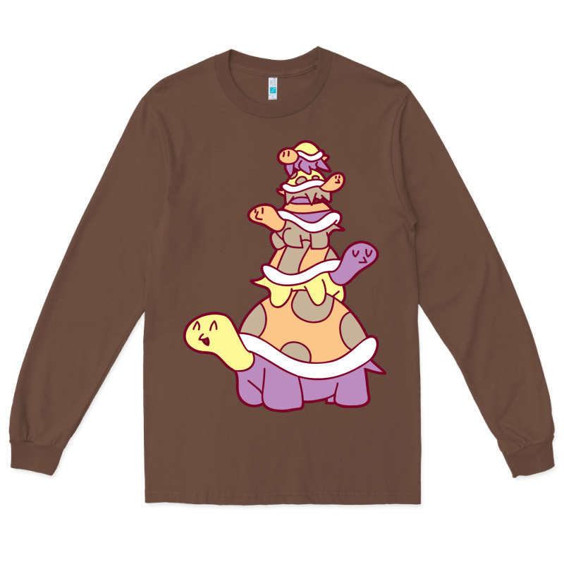 Cute Turtle Stack Long Sleeve Tee by linhVisuals | Teevron