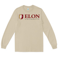 Mushroom ELON UNIVERSITY Long Sleeve Tee - linhVisuals
