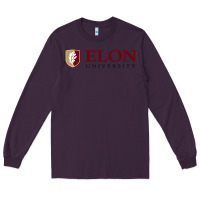 Plum ELON UNIVERSITY Long Sleeve Tee - linhVisuals