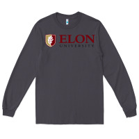 Smoke ELON UNIVERSITY Long Sleeve Tee - linhVisuals