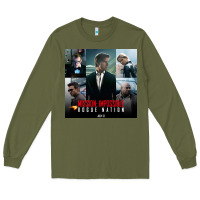 Army Green Mission Impossible Long Sleeve Tee - linhVisuals