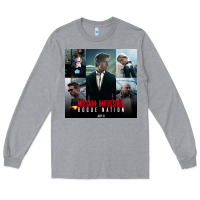 Heather Grey Mission Impossible Long Sleeve Tee - linhVisuals