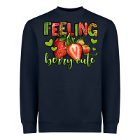 Navy feeling berry cute strawberry Heavyweight Sweatshirt - Jasminsmagicworld