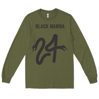 Army Green #black #mamba #24 Long Sleeve Tee - linhVisuals