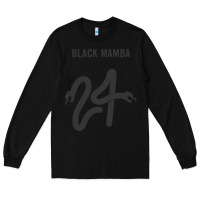 Black #black #mamba #24 Long Sleeve Tee - linhVisuals