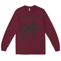 Burgundy #black #mamba #24 Long Sleeve Tee - linhVisuals