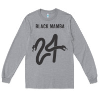Heather Grey #black #mamba #24 Long Sleeve Tee - linhVisuals
