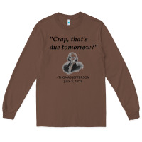 Chestnut funny thomas jefferson usa history teacher student gift t shirt Long Sleeve Tee - linhVisuals