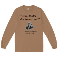 Toasted Coconut funny thomas jefferson usa history teacher student gift t shirt Long Sleeve Tee - linhVisuals