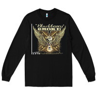 Black Blackberry Smoke Long Sleeve Tee - linhVisuals