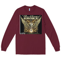 Burgundy Blackberry Smoke Long Sleeve Tee - linhVisuals