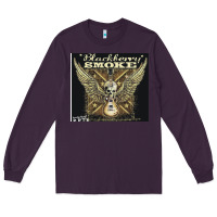 Plum Blackberry Smoke Long Sleeve Tee - linhVisuals
