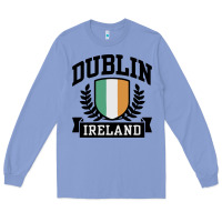 Colony Blue dublin ireland Long Sleeve Tee - linhVisuals