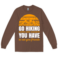 Chestnut hiking t  shirt go hiking Long Sleeve Tee - linhVisuals