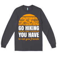 Smoke hiking t  shirt go hiking Long Sleeve Tee - linhVisuals