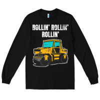 Black asphalt paver gift premium t shirt Long Sleeve Tee - linhVisuals