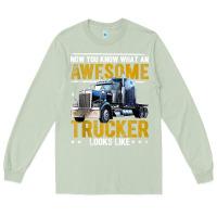 Matcha awesome trucker big rig semi trailer truck driver gift men tank top Long Sleeve Tee - linhVisuals